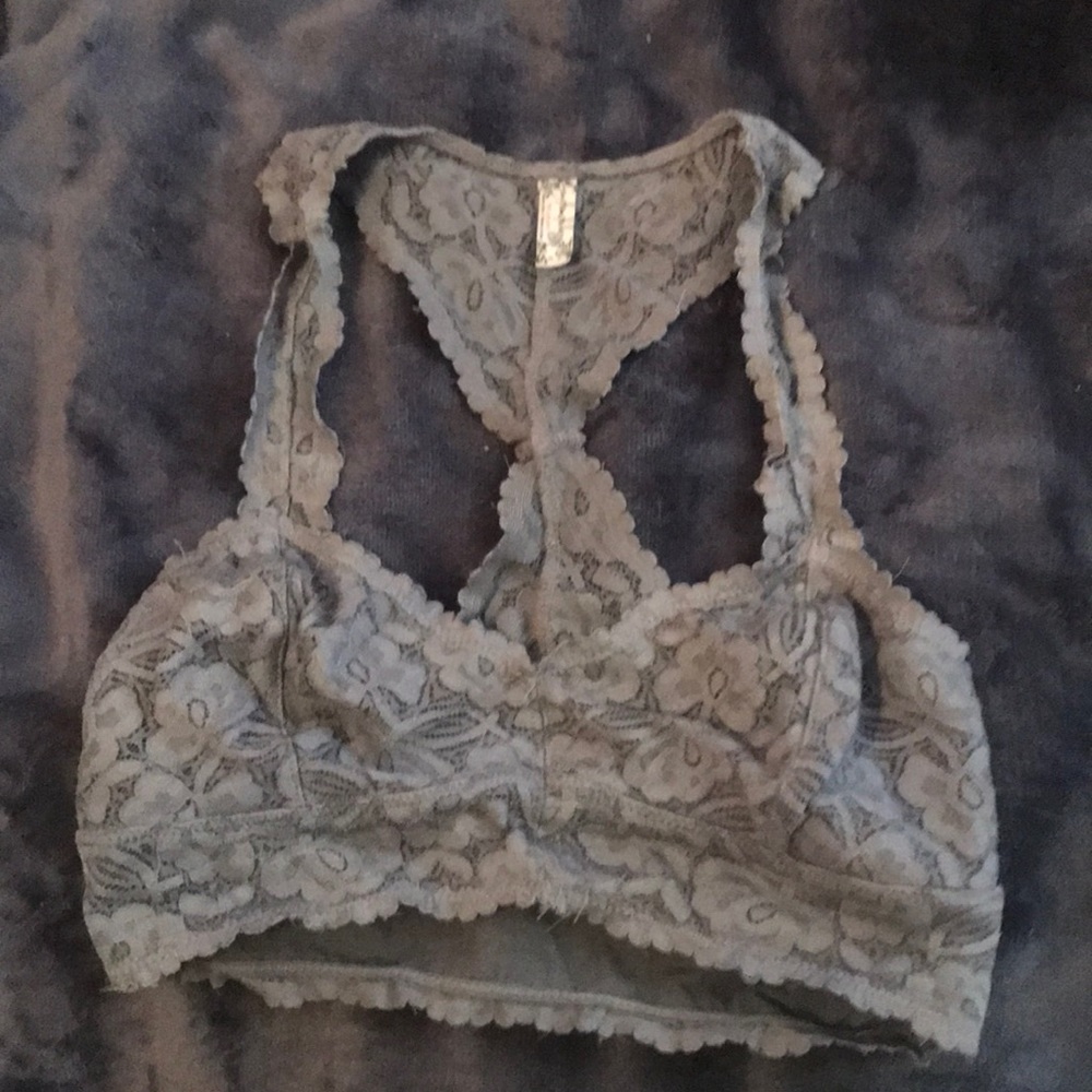 Gray bra